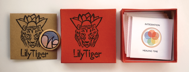 LilyTiger Intuitive Wellness Cards by Wendy Hurd Creative. Reiki healing
